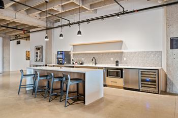 Complimentary coffee bar & lounge